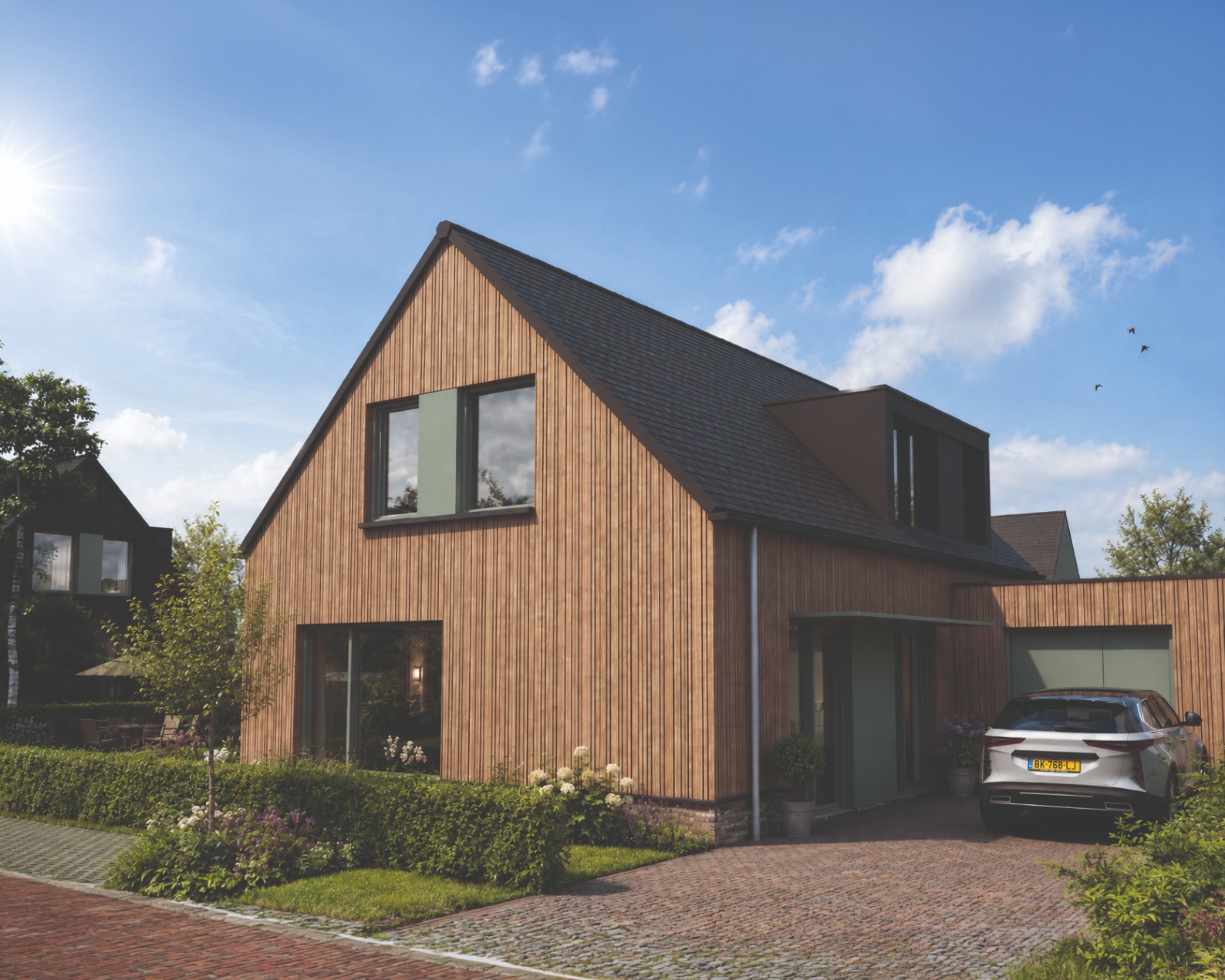 Vooraanzicht bouwnummer 4